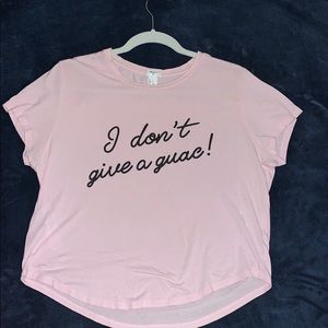 Cute I don’t give a guac float shirt